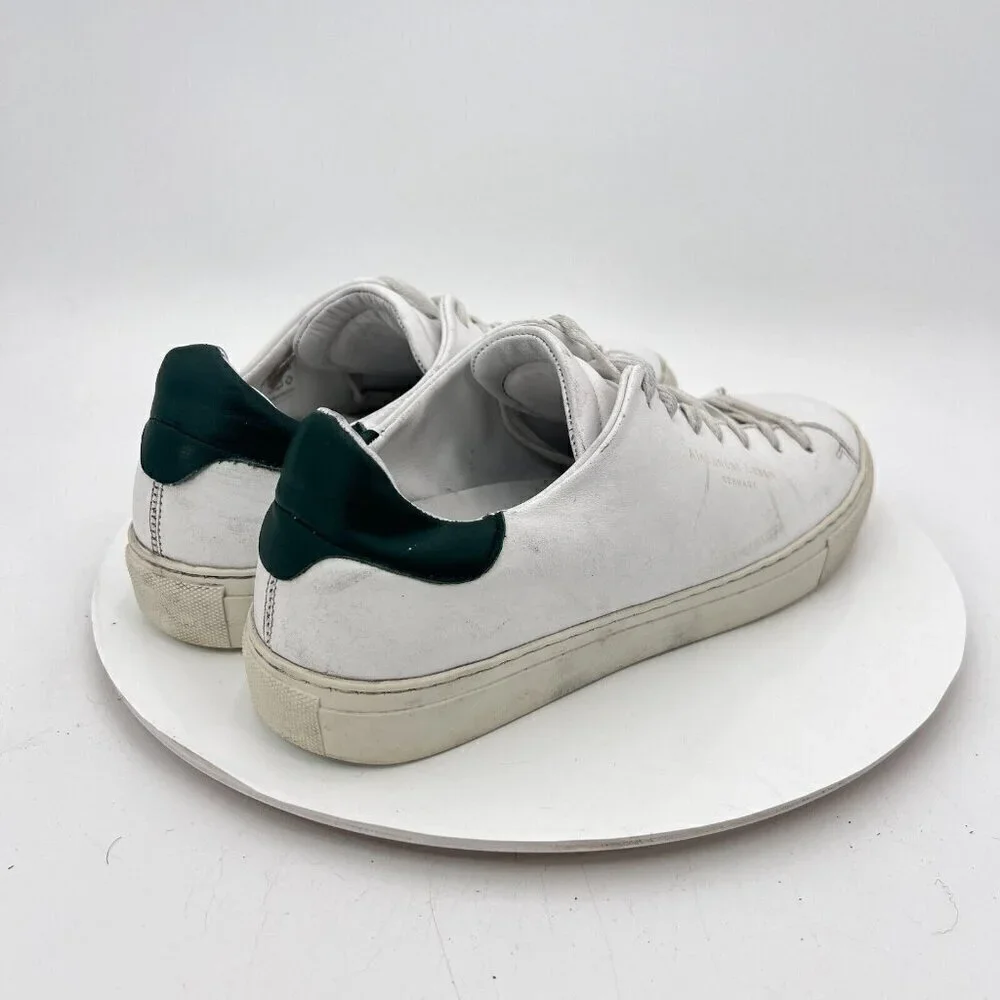Alexander Laude Women Size EU 41 US 10 White Leather Lace Up Casual Shoes